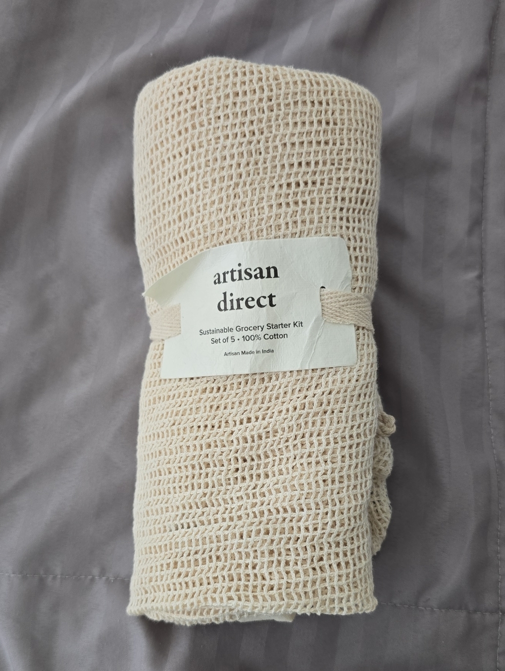 8/28 Sustainable Grocery Bags Set of 4